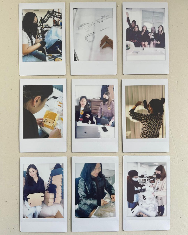 alt="Polaroids of the Kinn team"