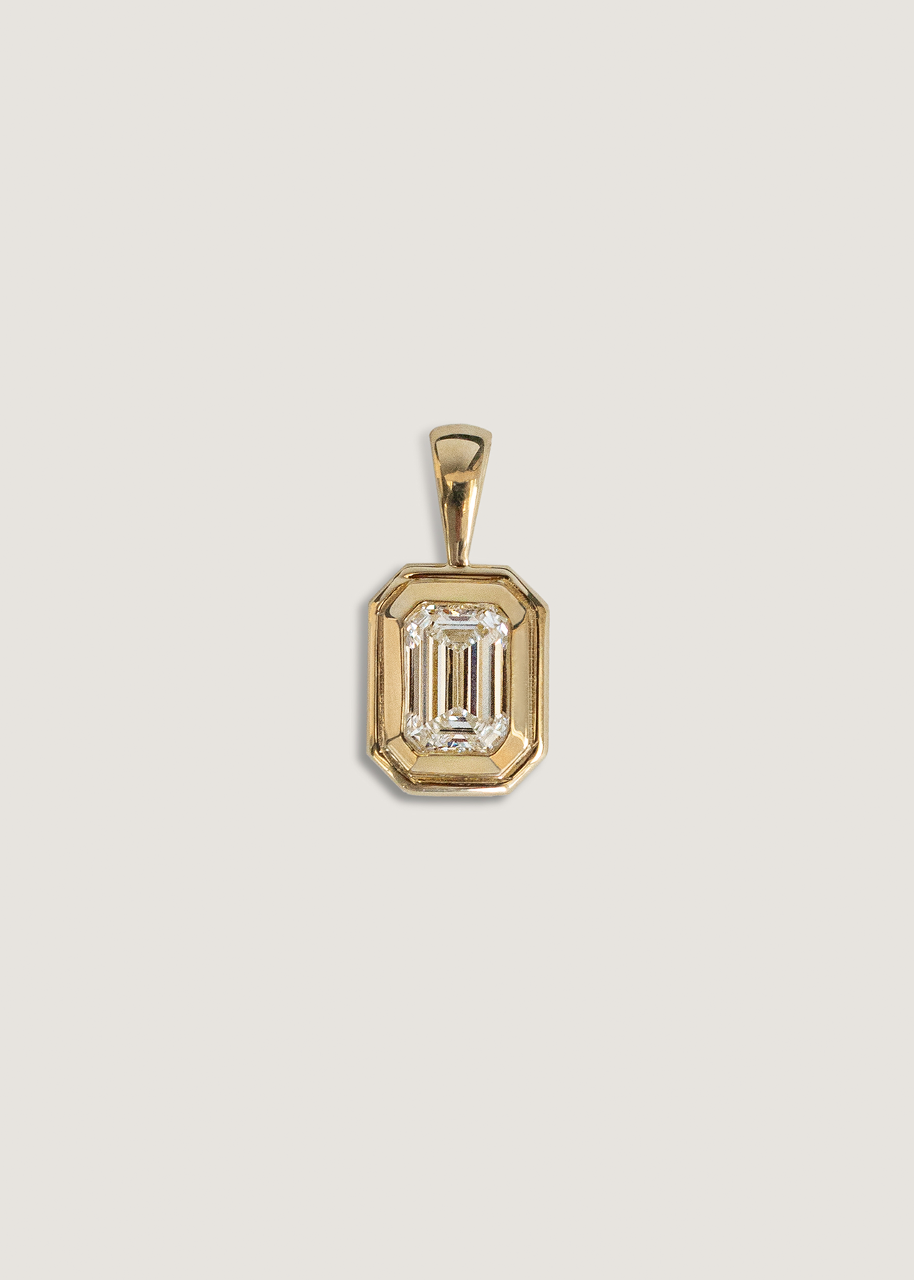 Brooklyn Emerald Cut Pendant Diamond