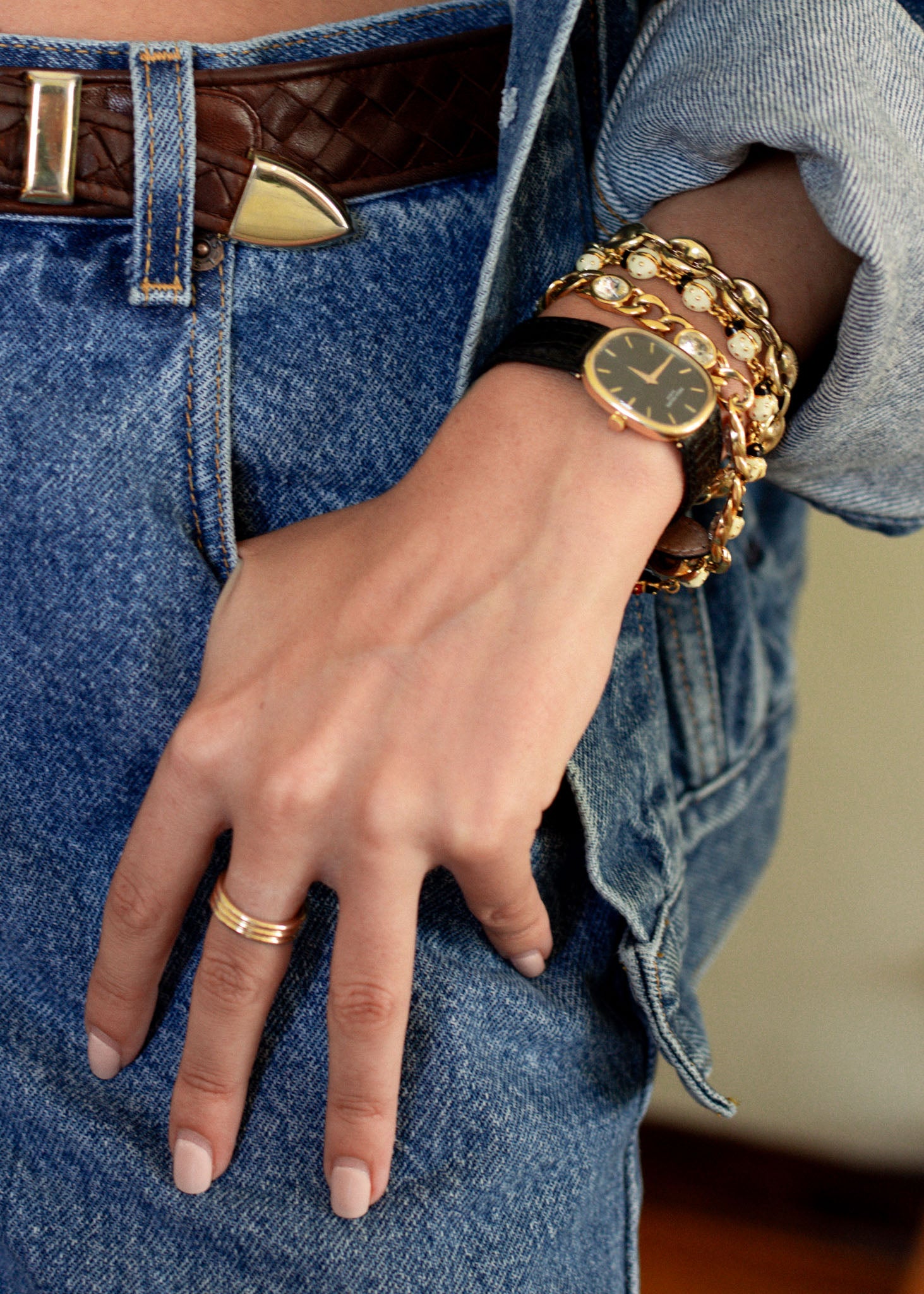 Vintage 18k Yellow Gold Patek Philippe Geneva Watch