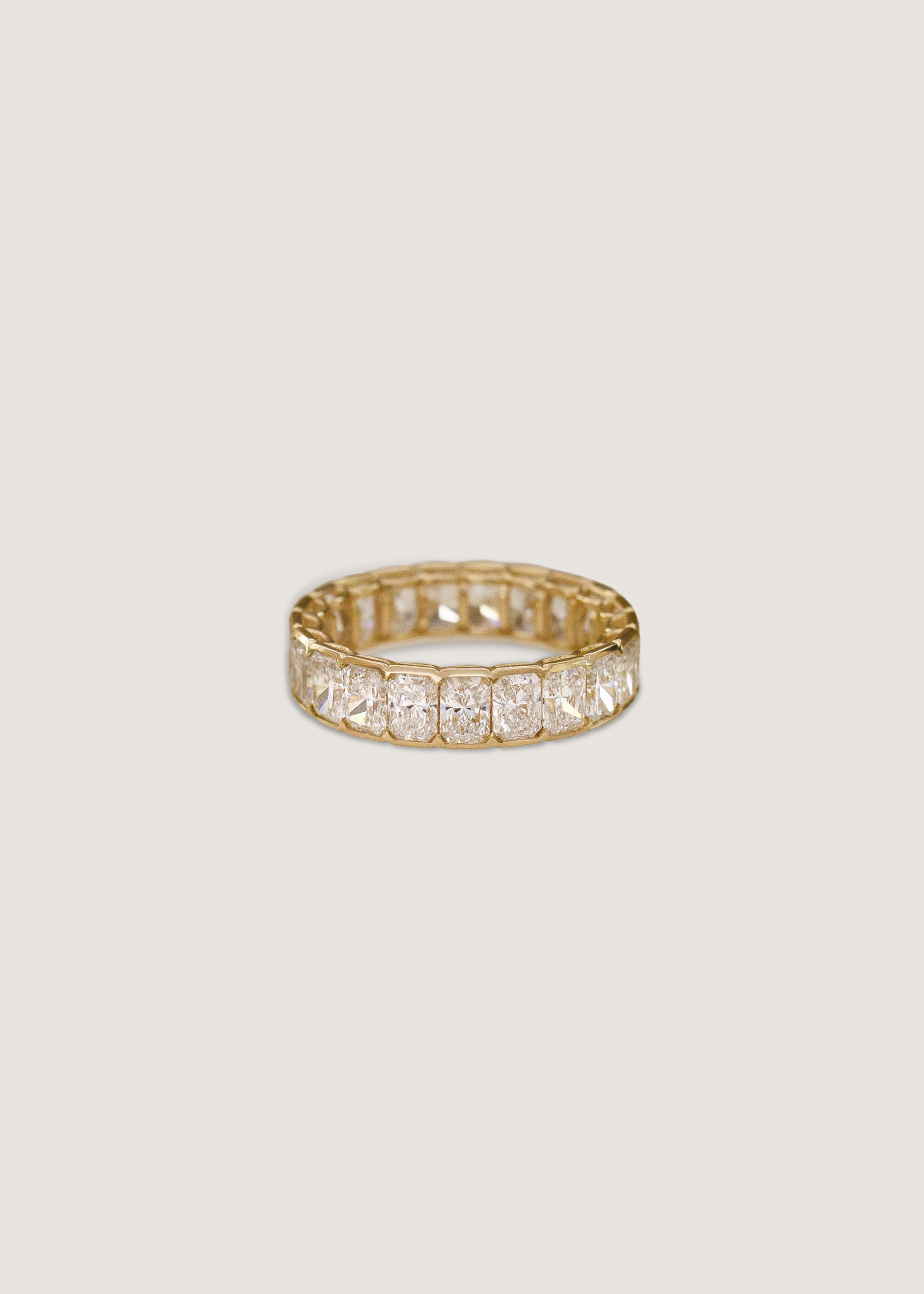 Kinn Studio 14k Gold Jane Radiant Diamond Eternity Band Ring