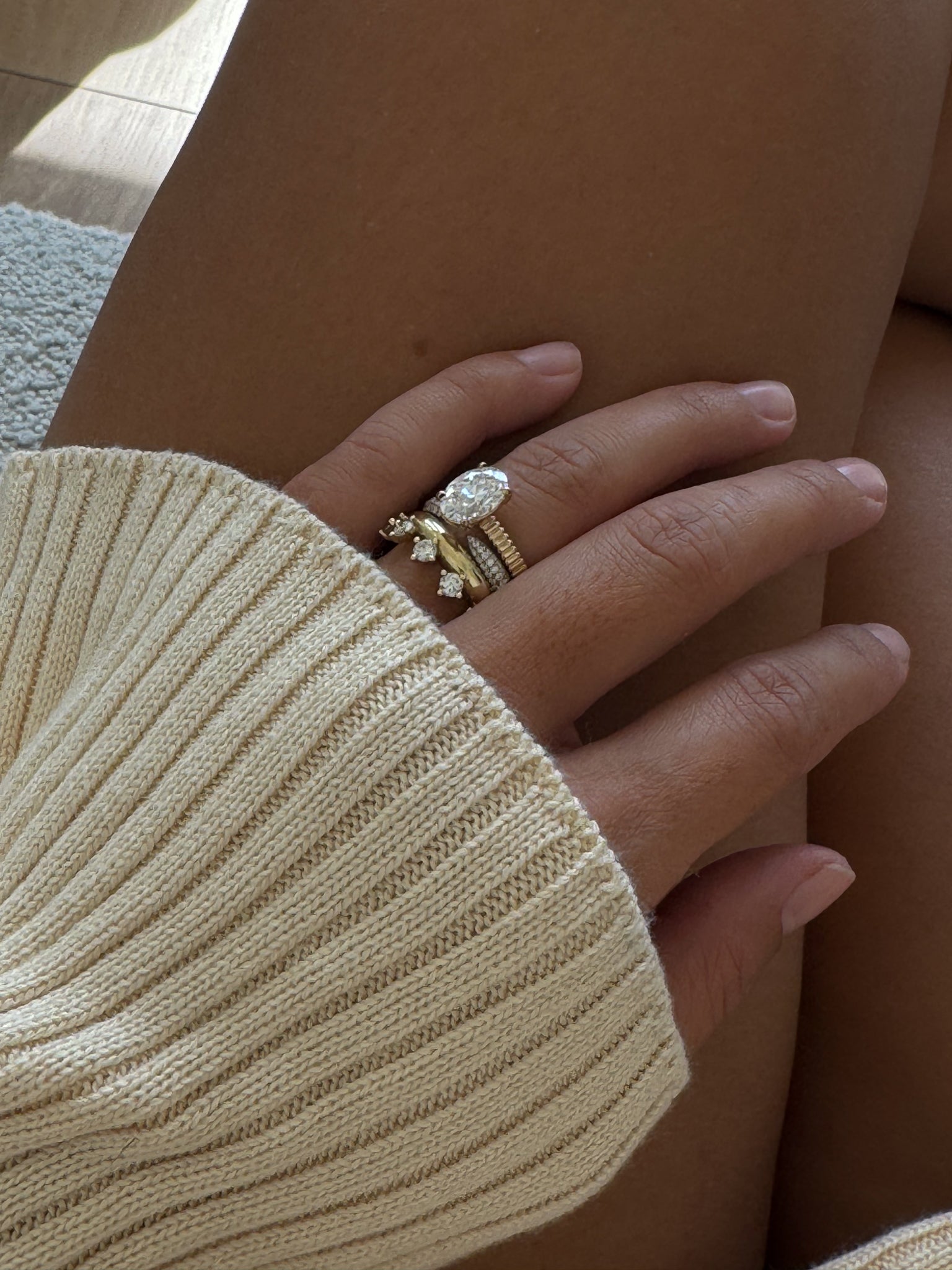 Elise Oval Ring Lab Diamond