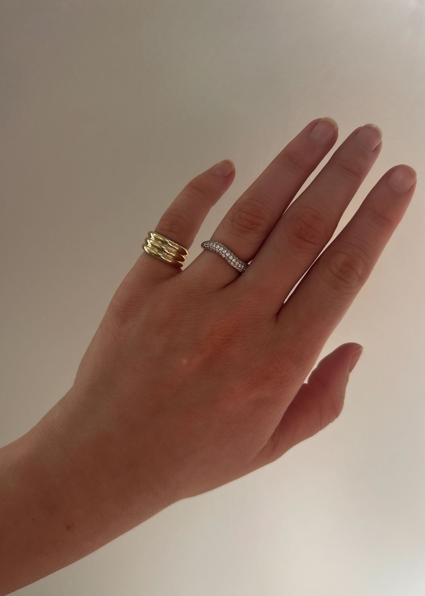 Pavé Wave Ring Diamond