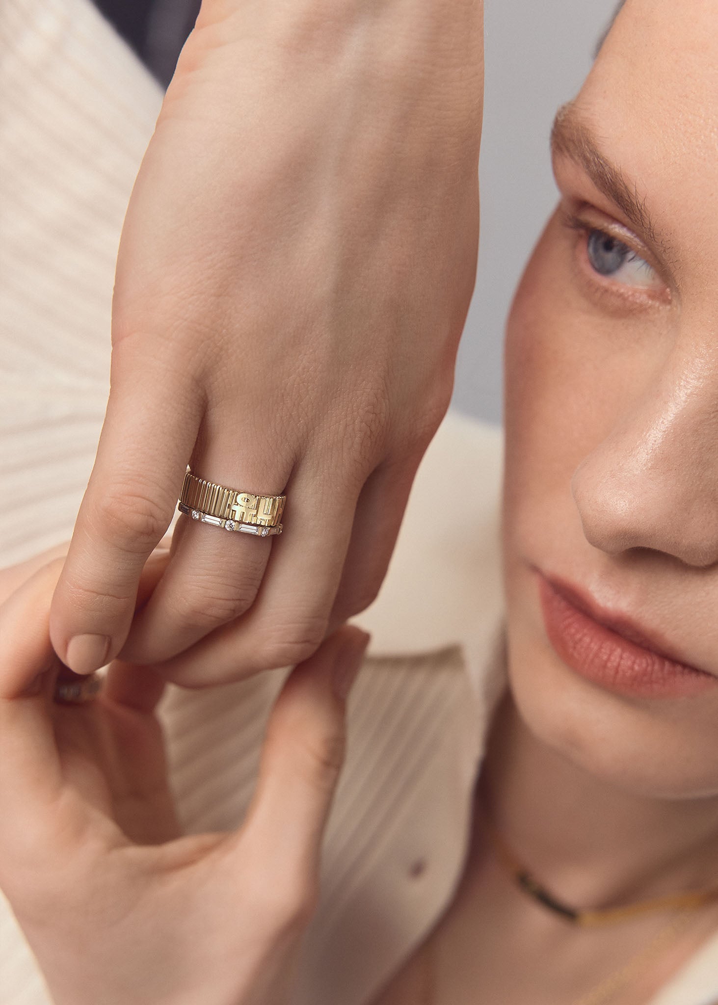 Pia Half Eternity Ring Diamond