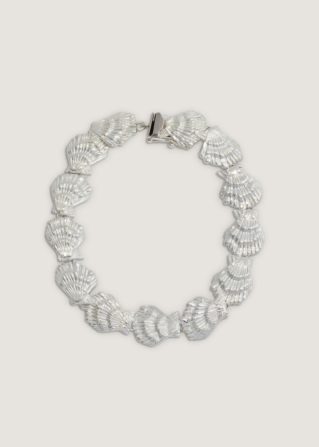 Kinn Studio Sterling Silver Eternity Shell Bracelet