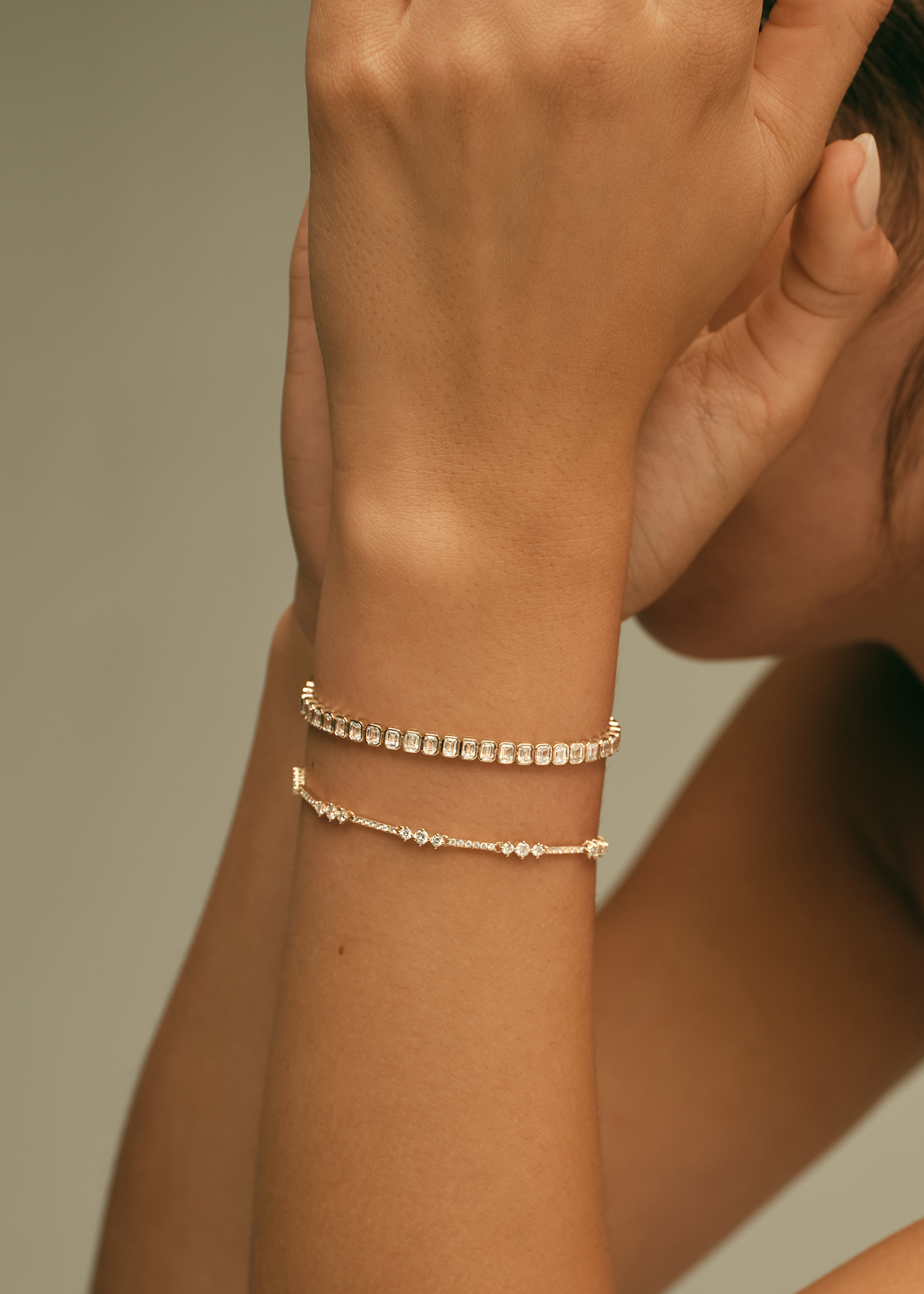 Alina Trio Tennis Bracelet