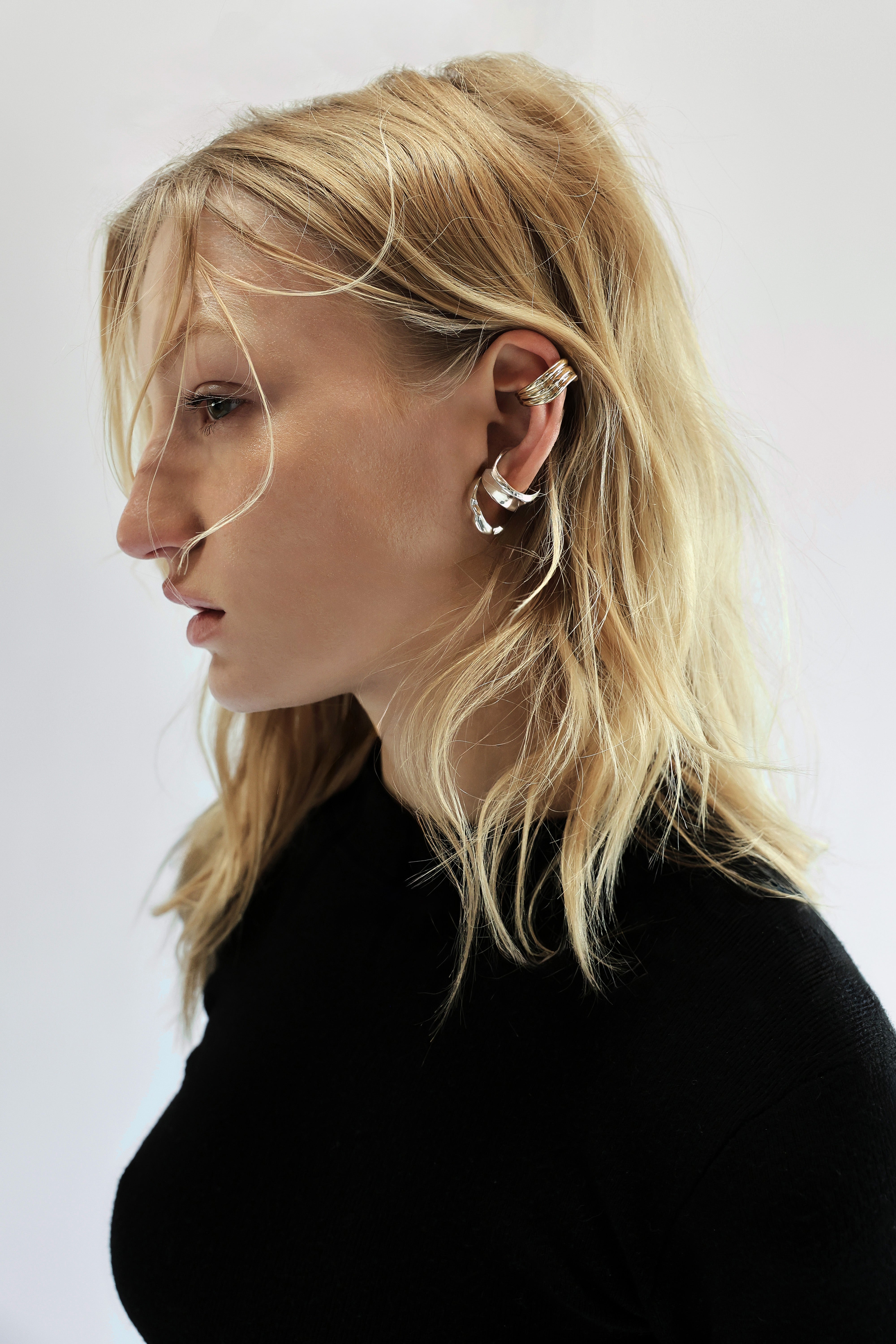 Celia Ear Cuff/Ring Silver