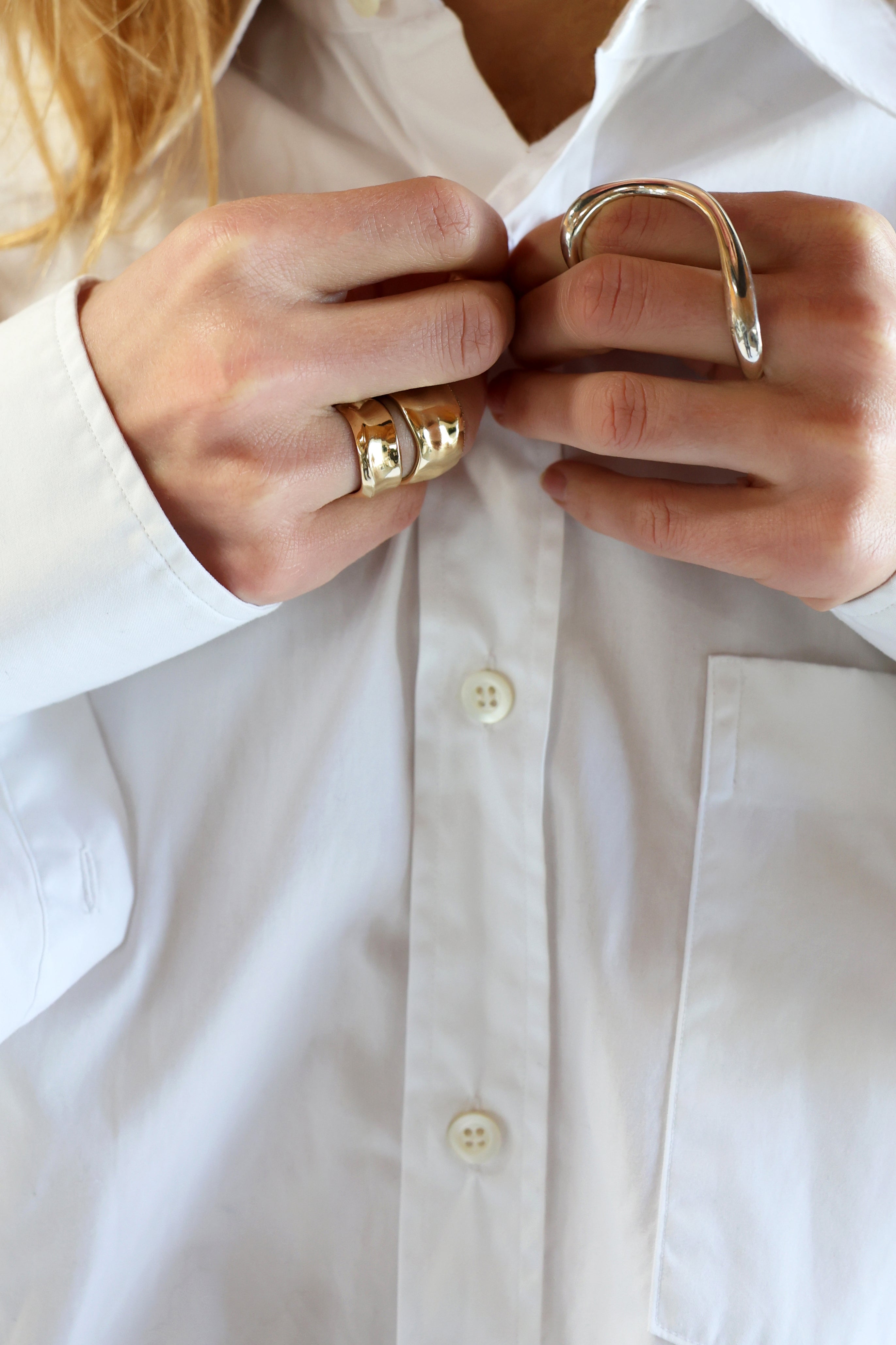 Celia Ear Cuff/Ring Gold