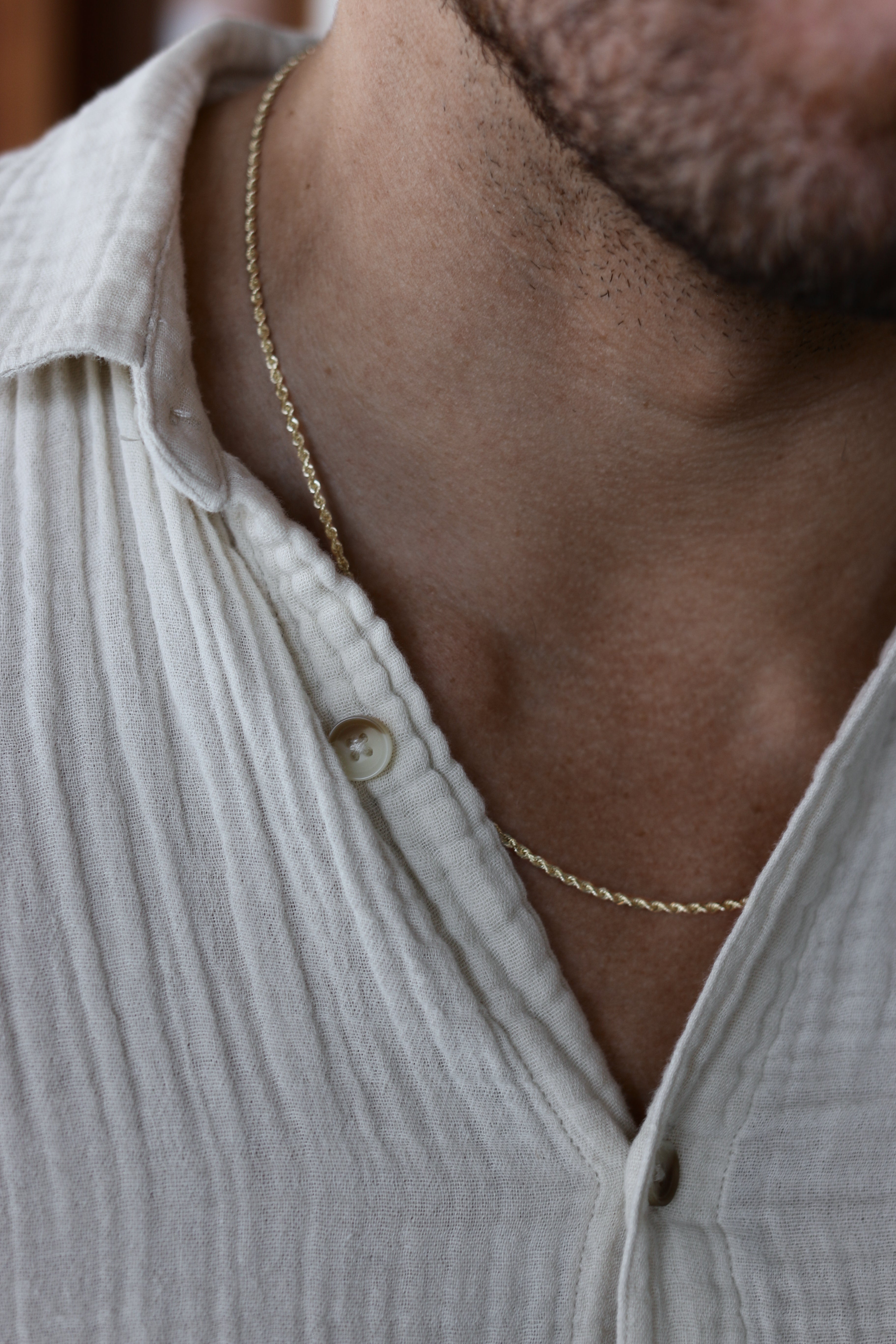 Men's Rope Chain Necklace