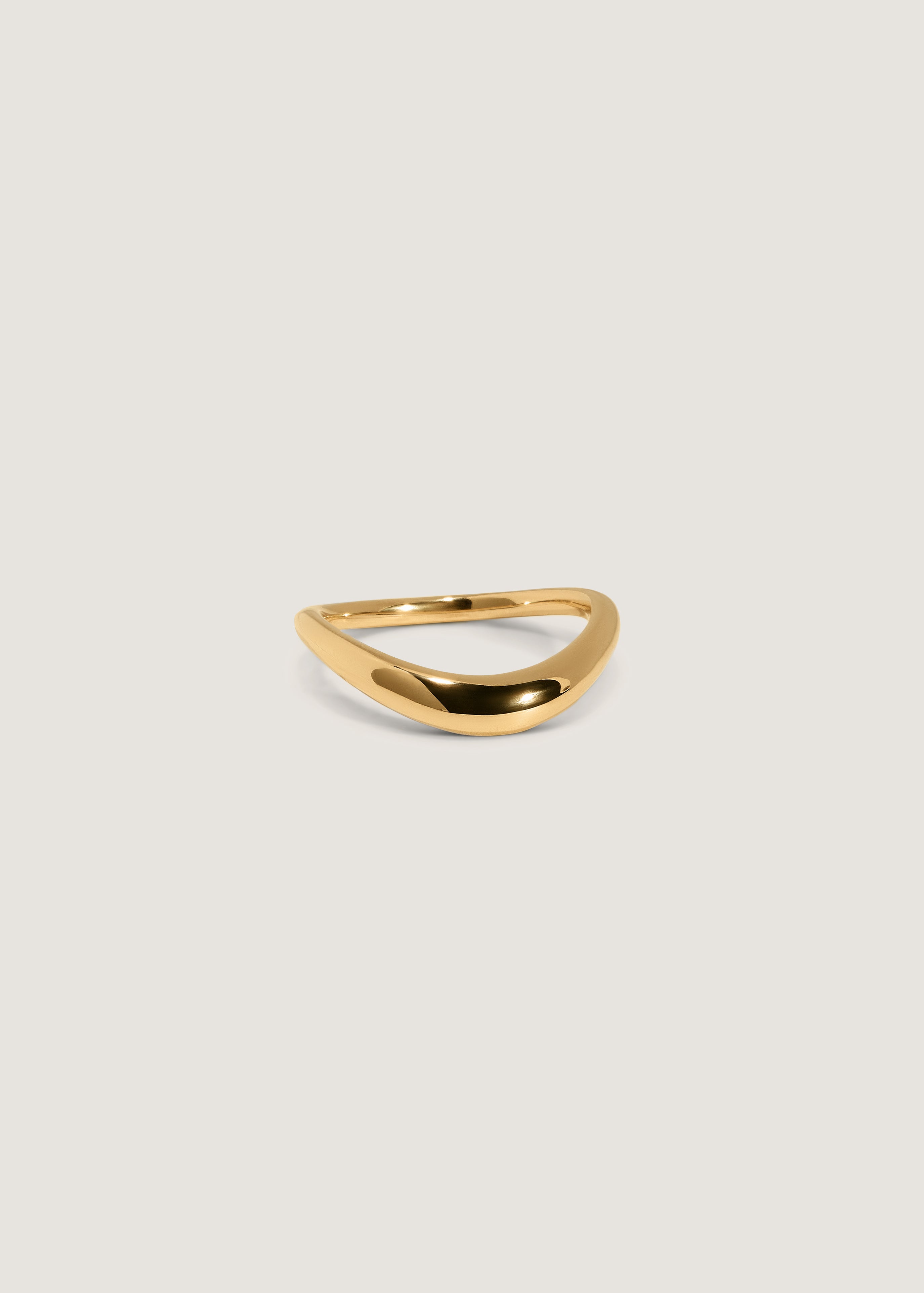 Lana Curved Gold Ring