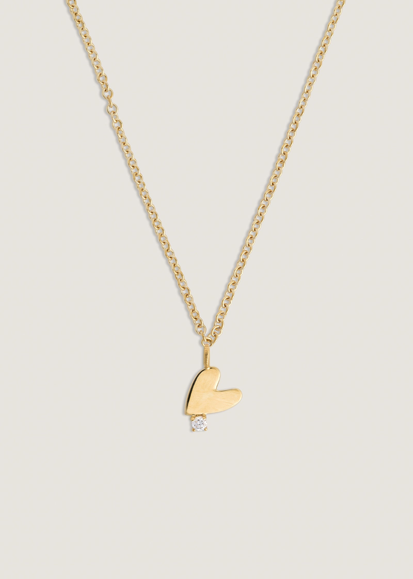 Amour Diamond Heart Pendant Necklace