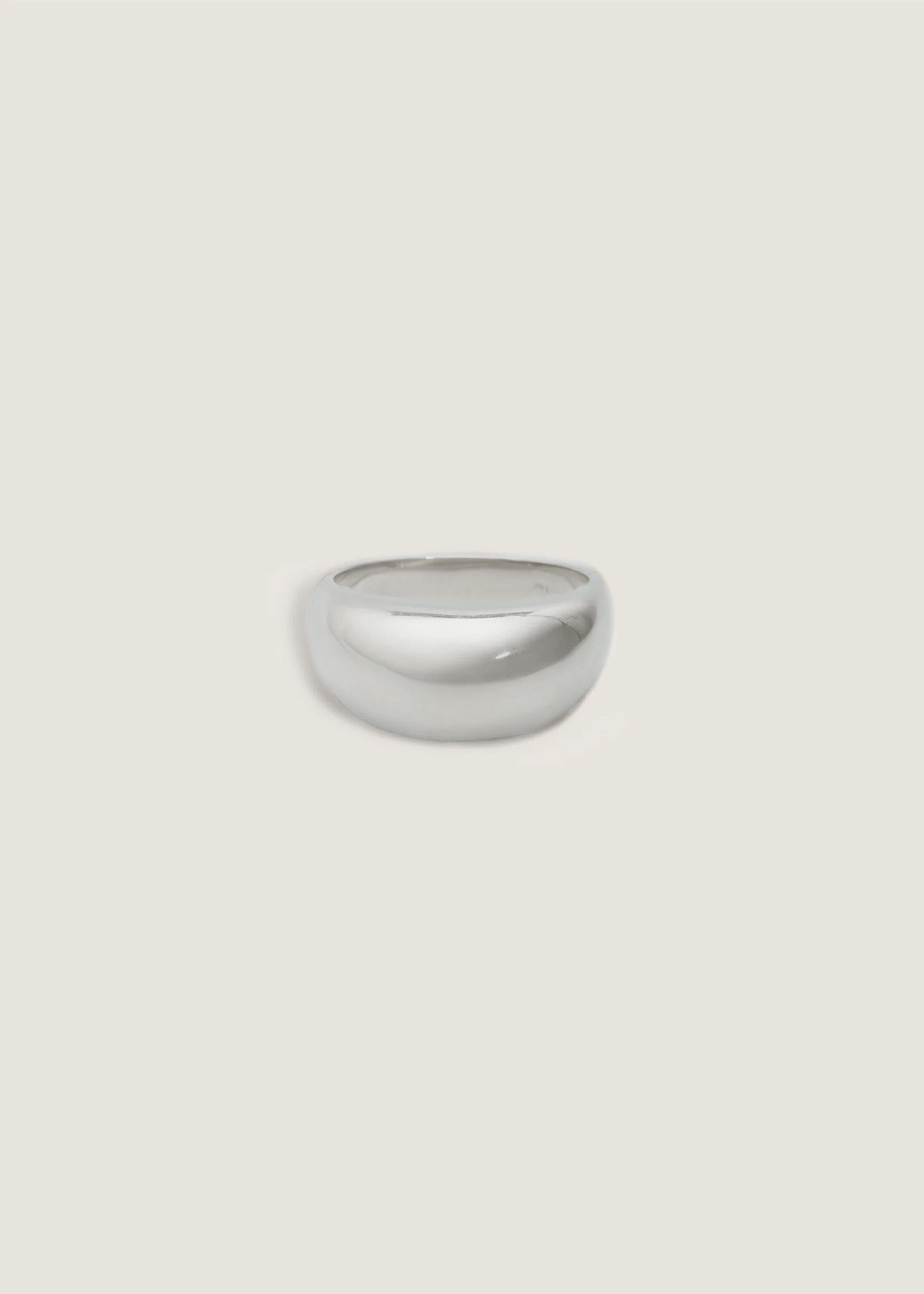 Kinn Studio Sterling Silver Dare To Love Bold Hollow Dome Ring