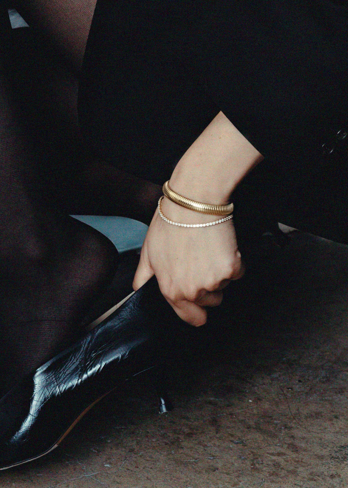 Nina Curved Tubogas Bracelet
