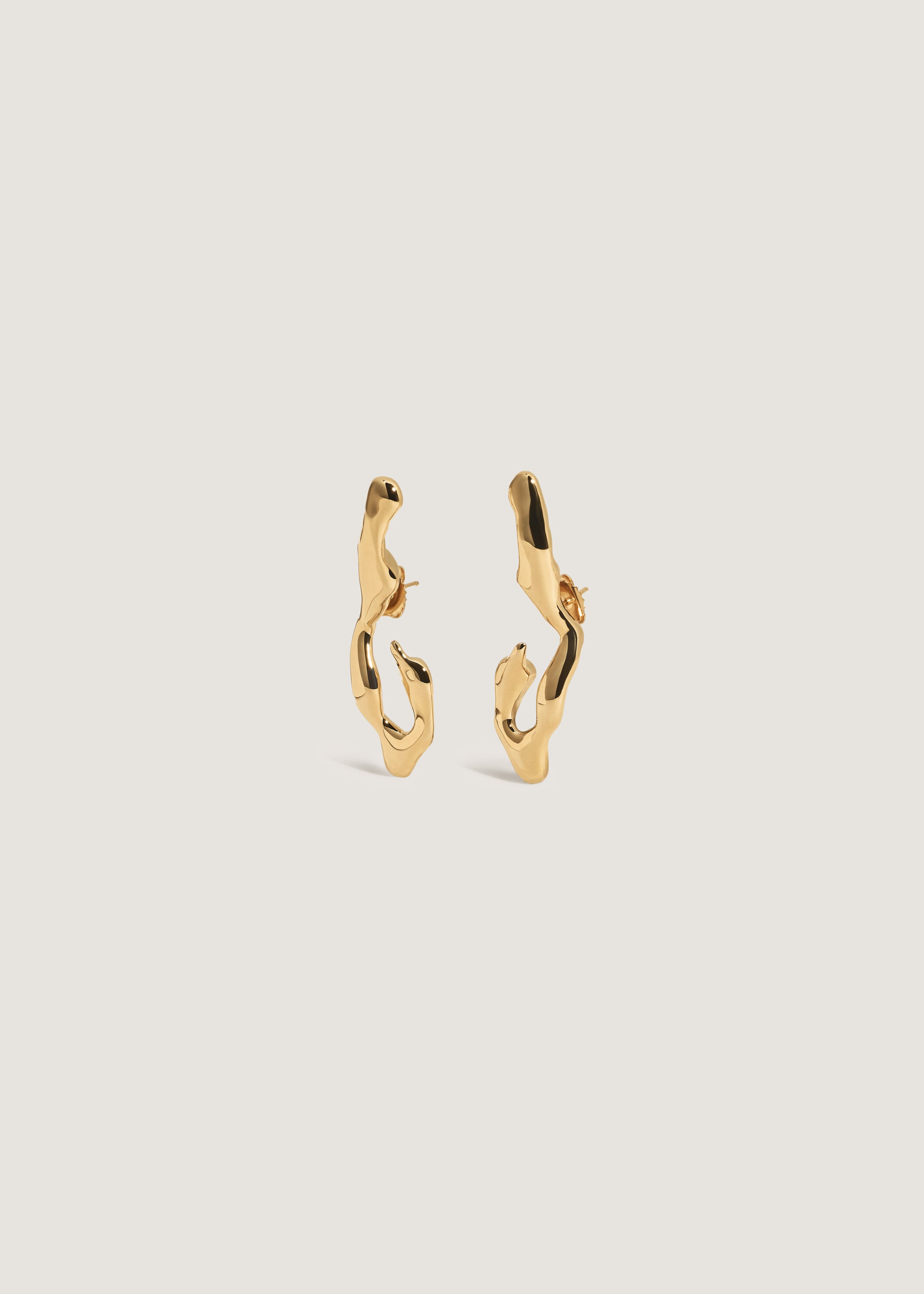 Forma Sculptural Earring Gold