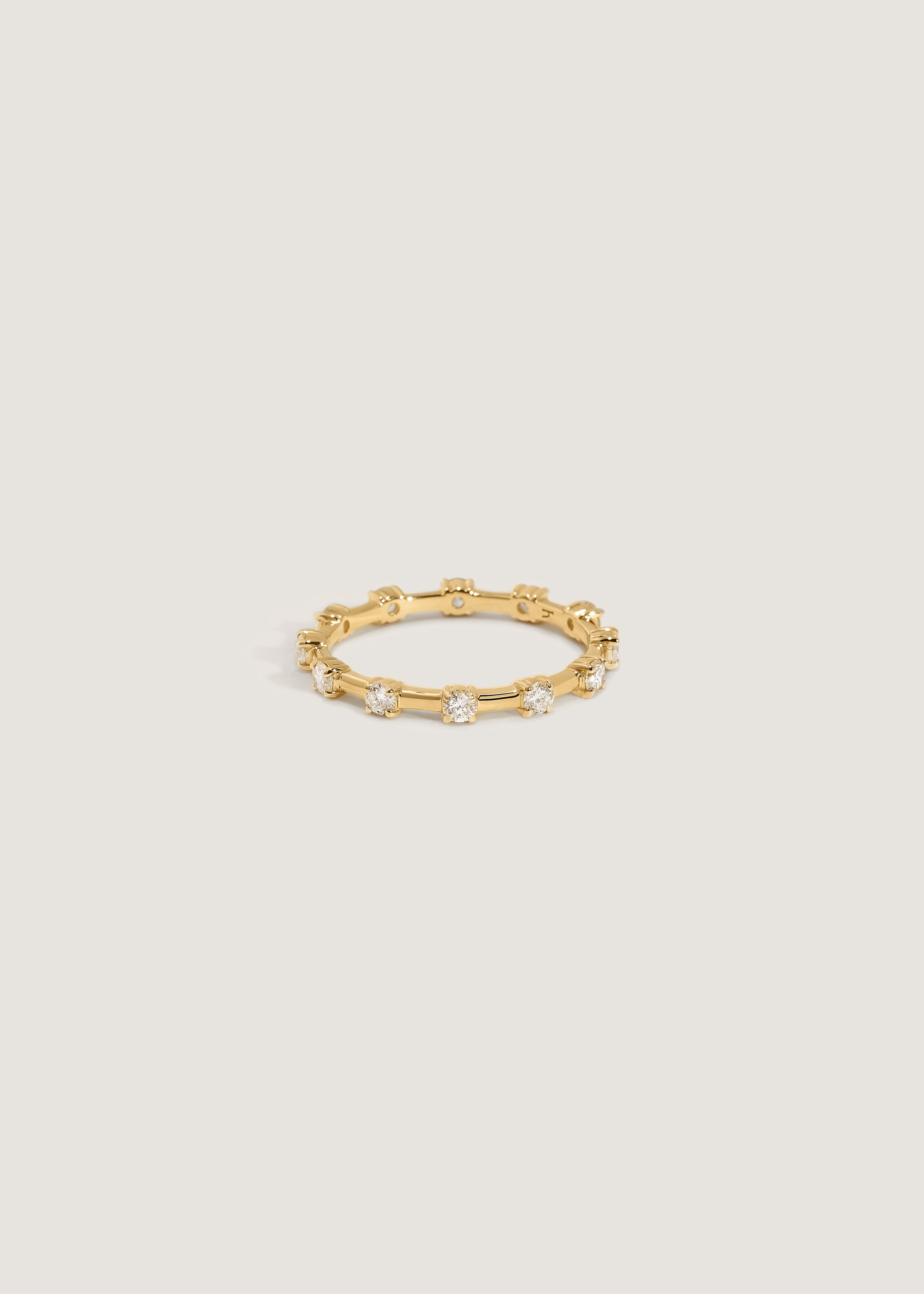 Arielle Four Prong Eternity Ring Diamond