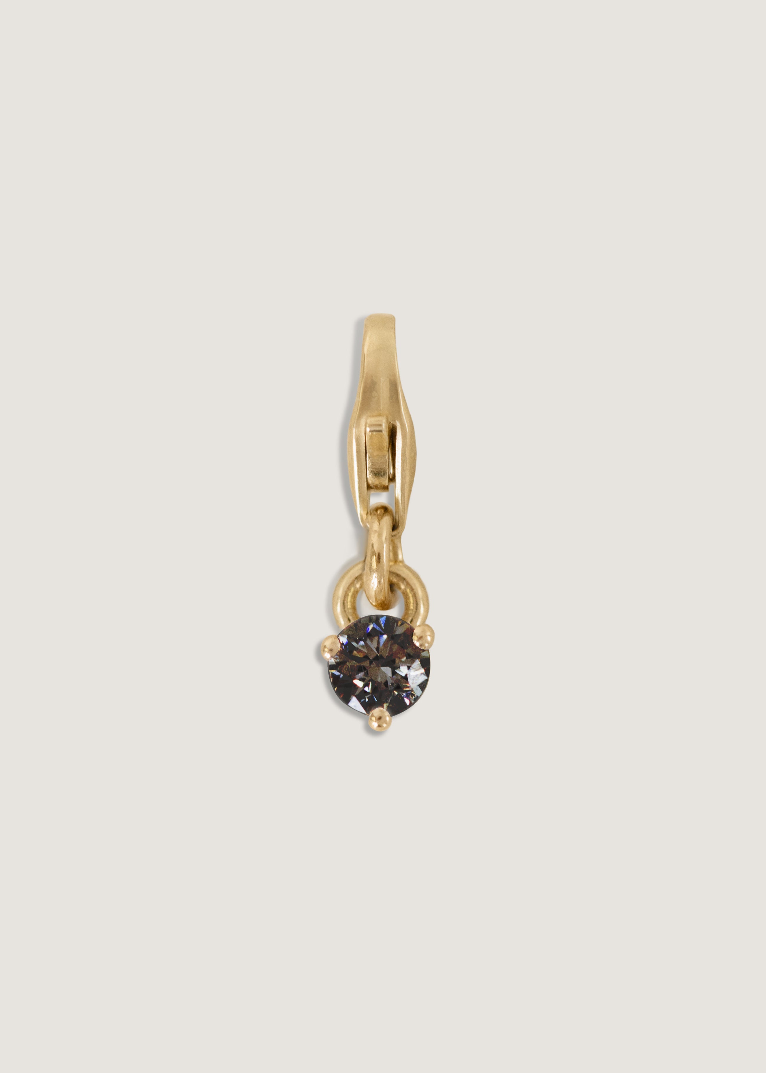 Ma-eum Birthstone Charm Black Diamond