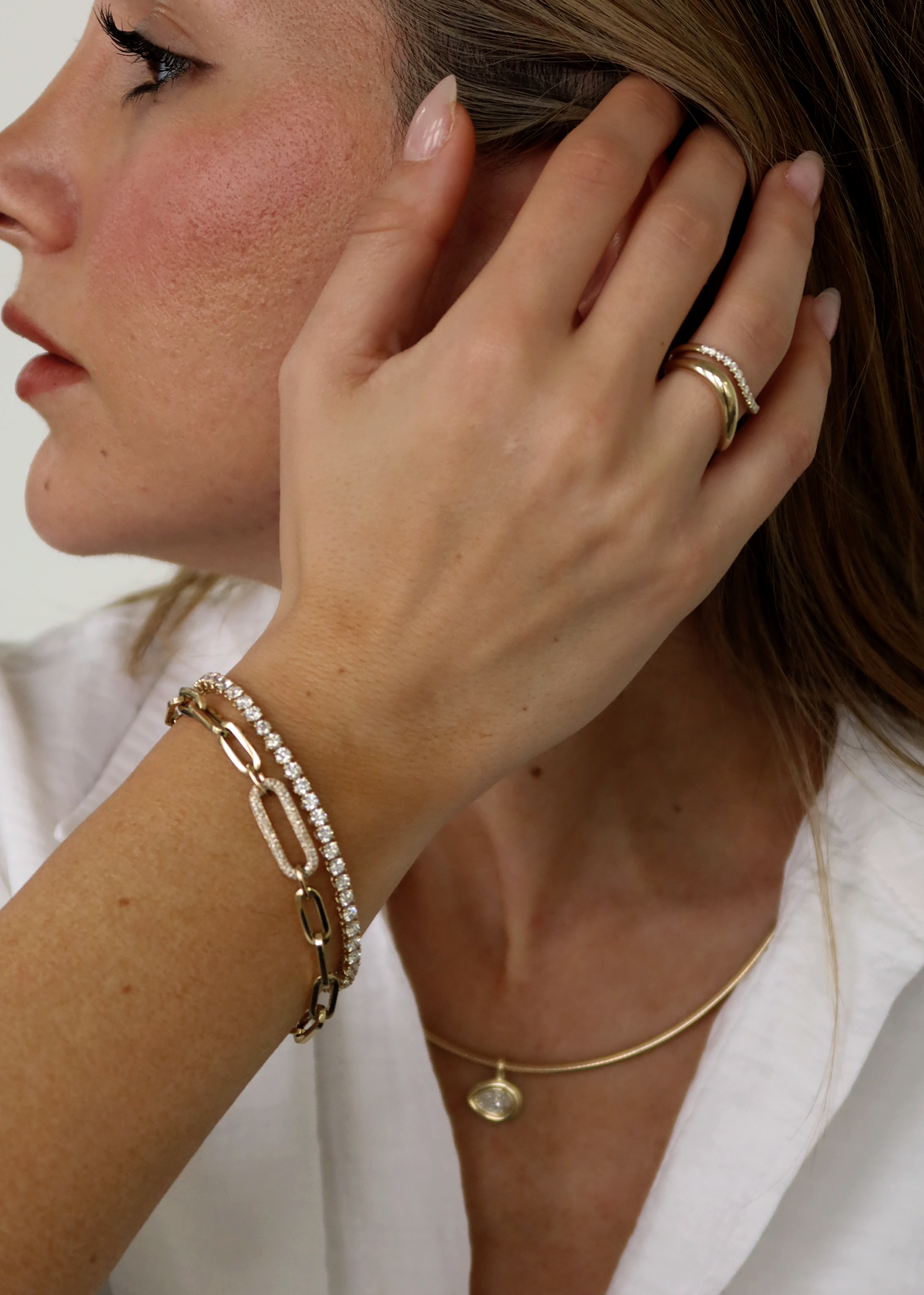Eternity Diana Tennis Bracelet 5ctw Yellow Gold