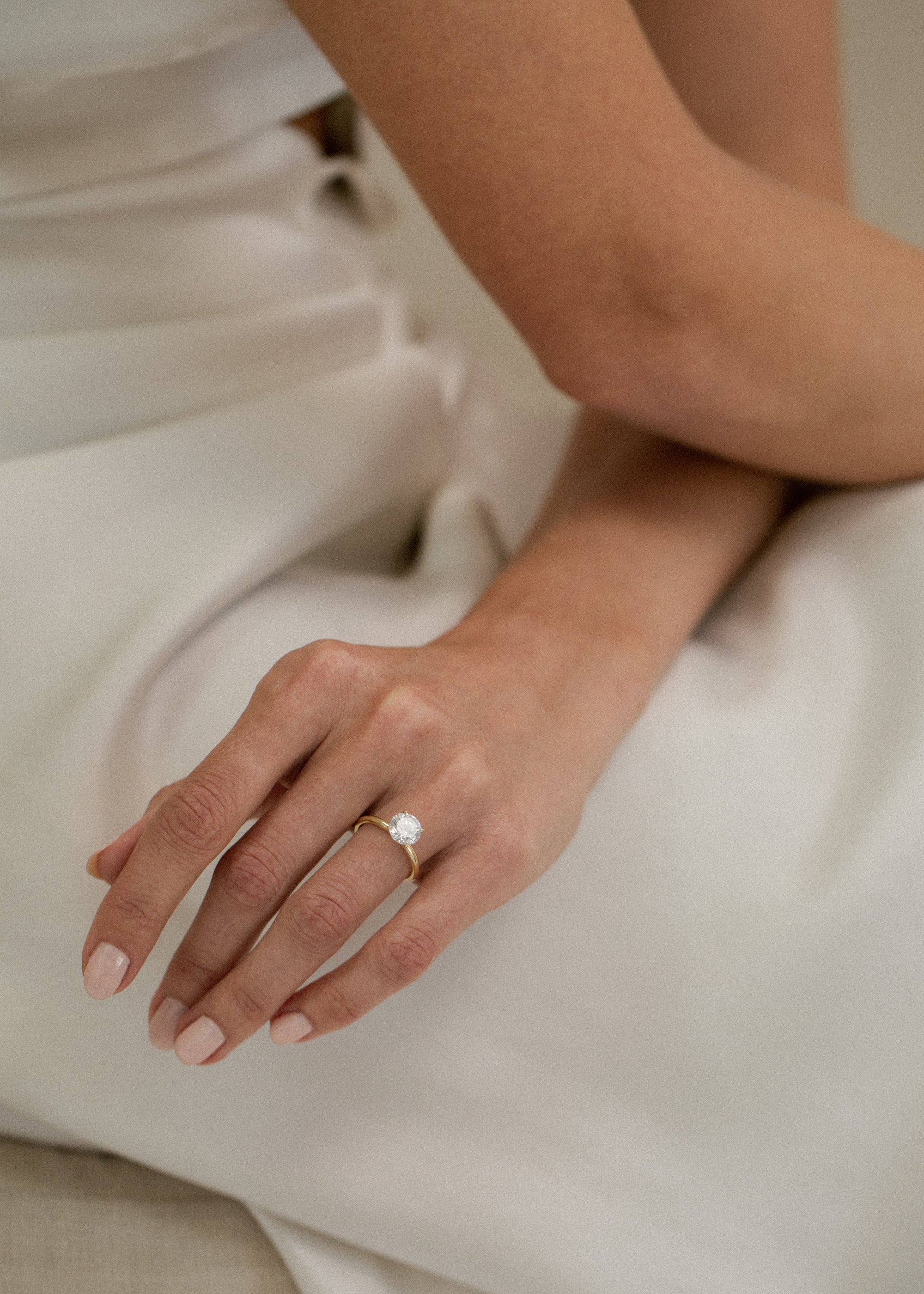 Elizabeth Round Ring Lab Diamond