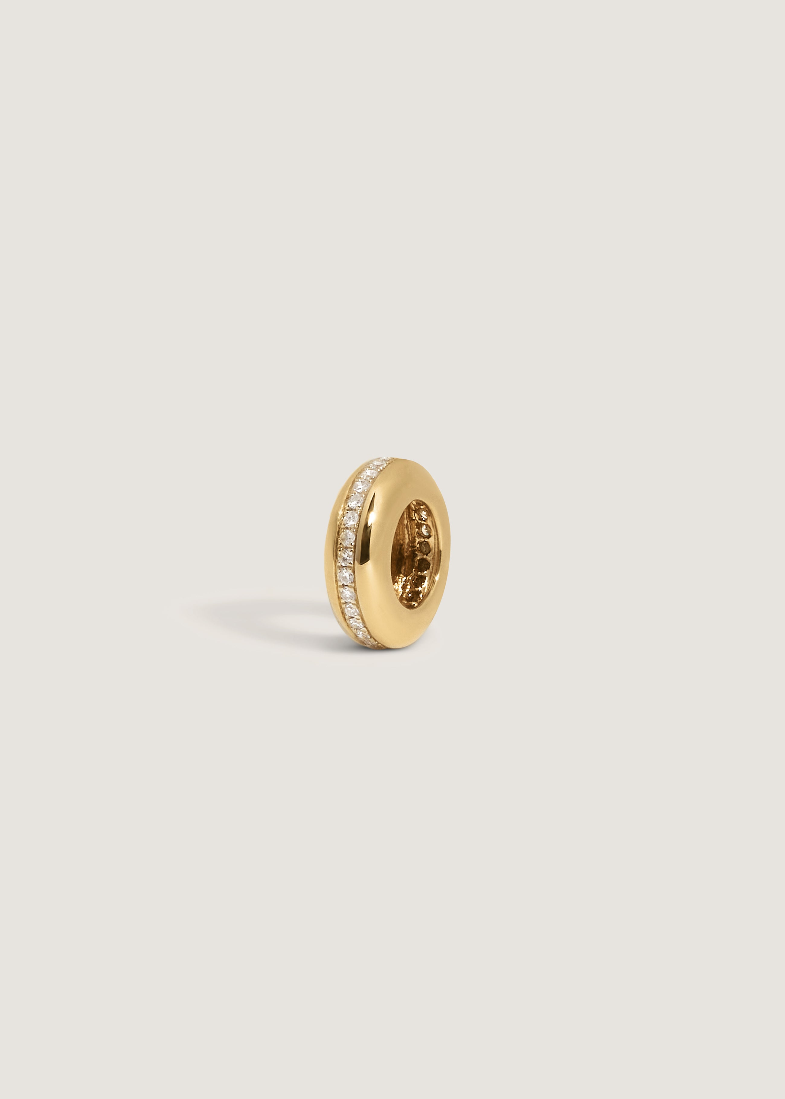 Noelle Pavé Dome Birthstone Charm Diamond