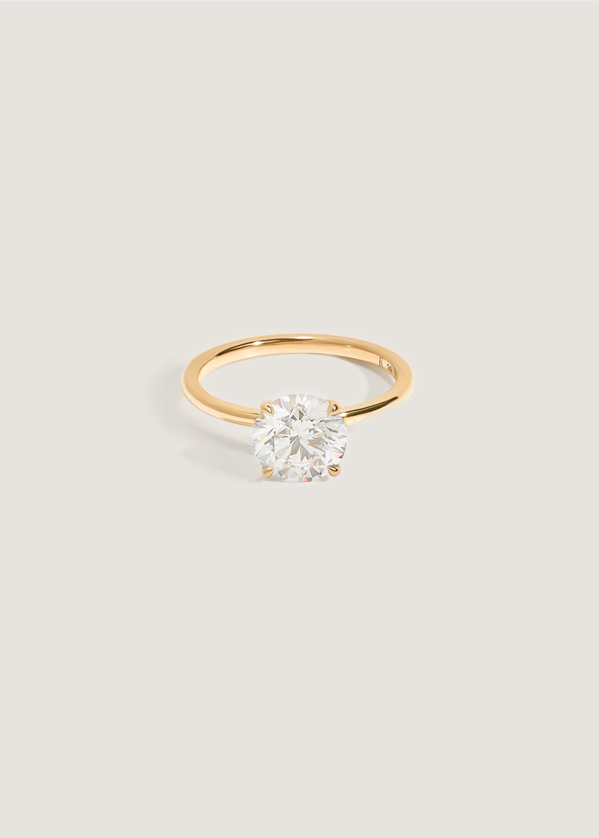 Charlotte Round Ring Lab Diamond