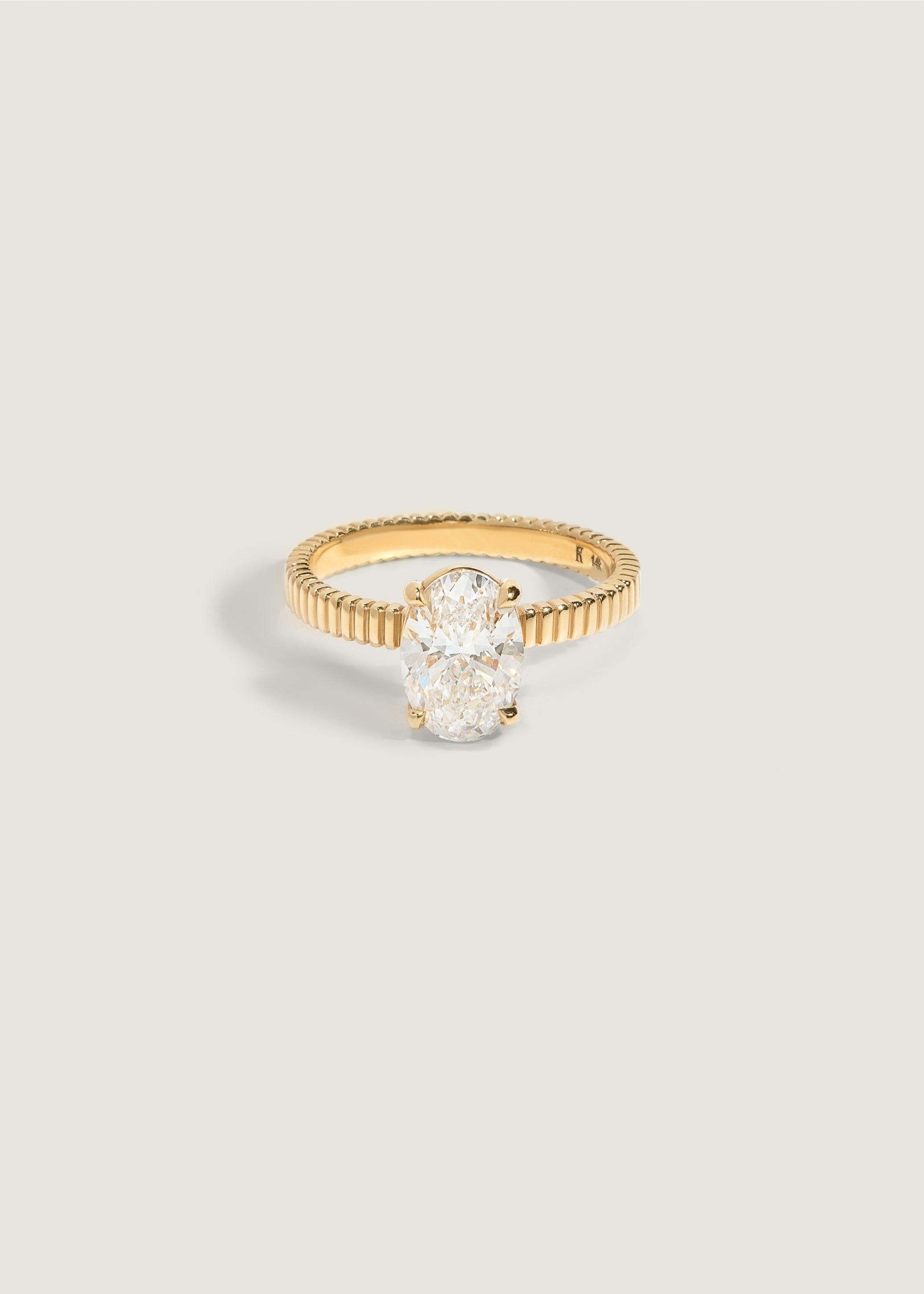 Elise Oval Ring Lab Diamond