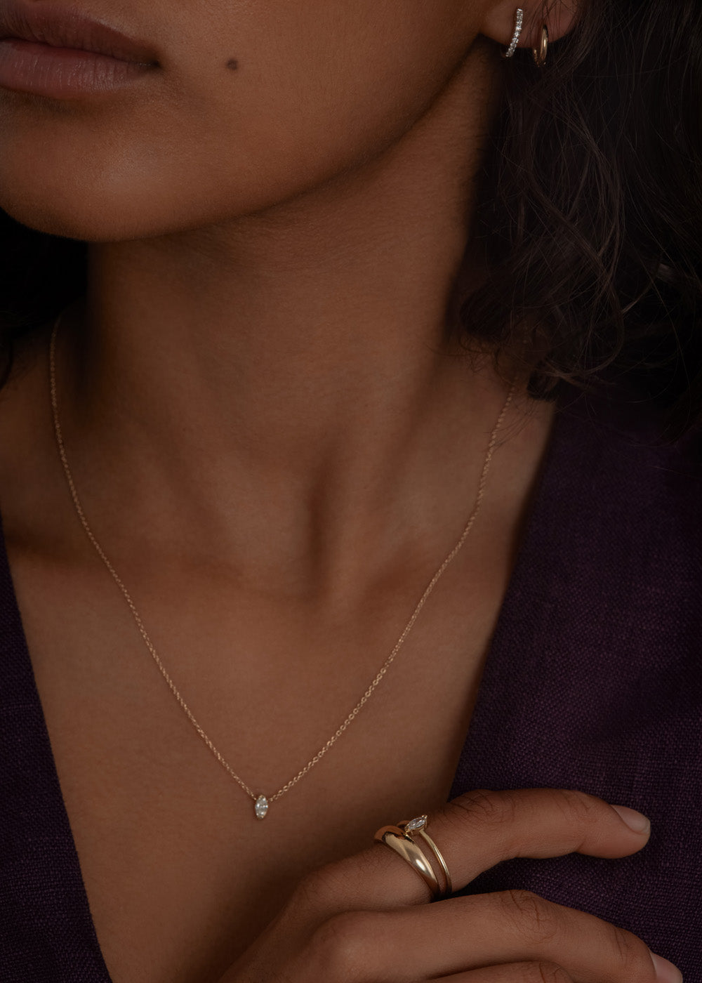 alt="Marquise Diamond Necklace"