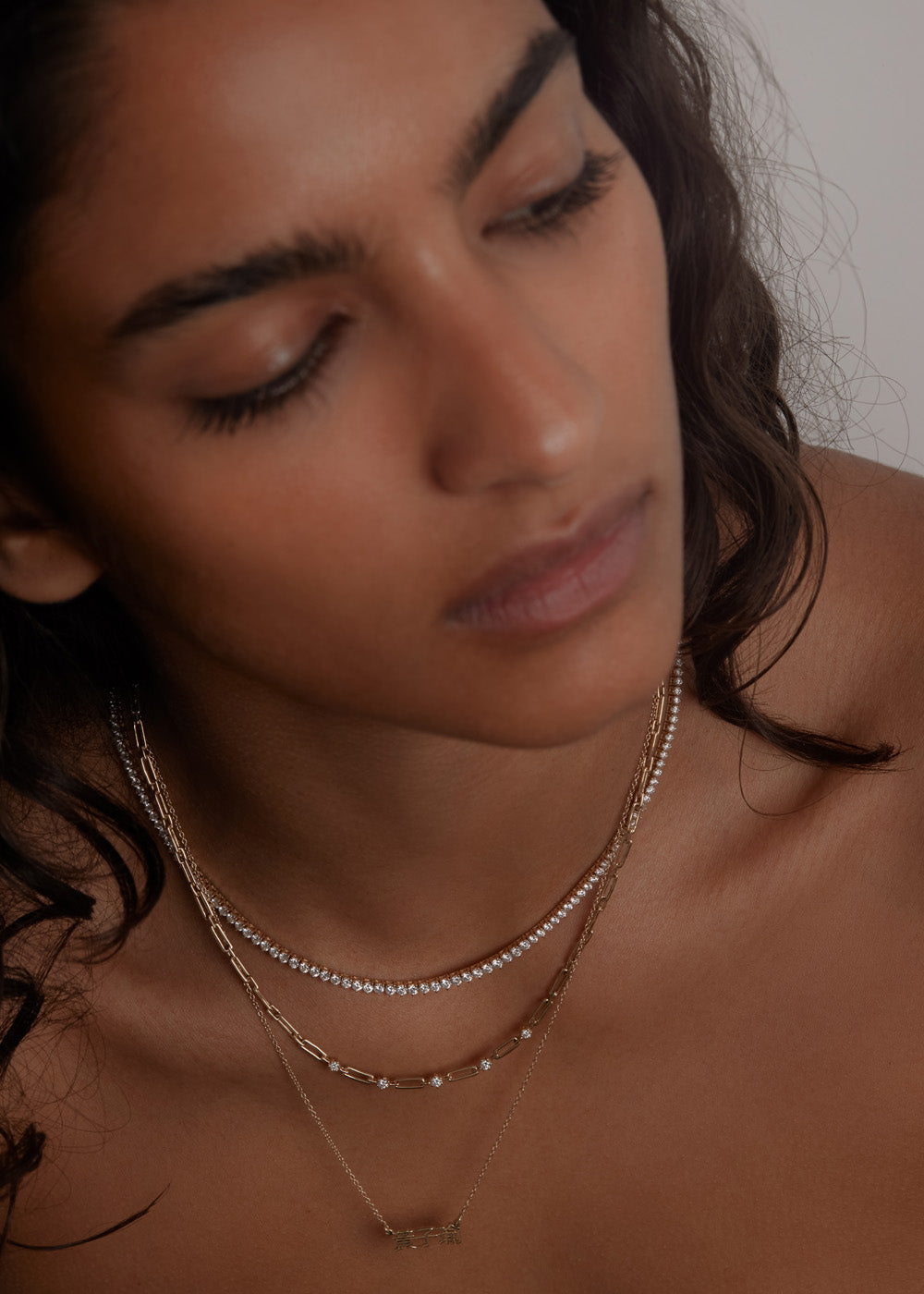 alt="North Star V Anniversary Necklace"