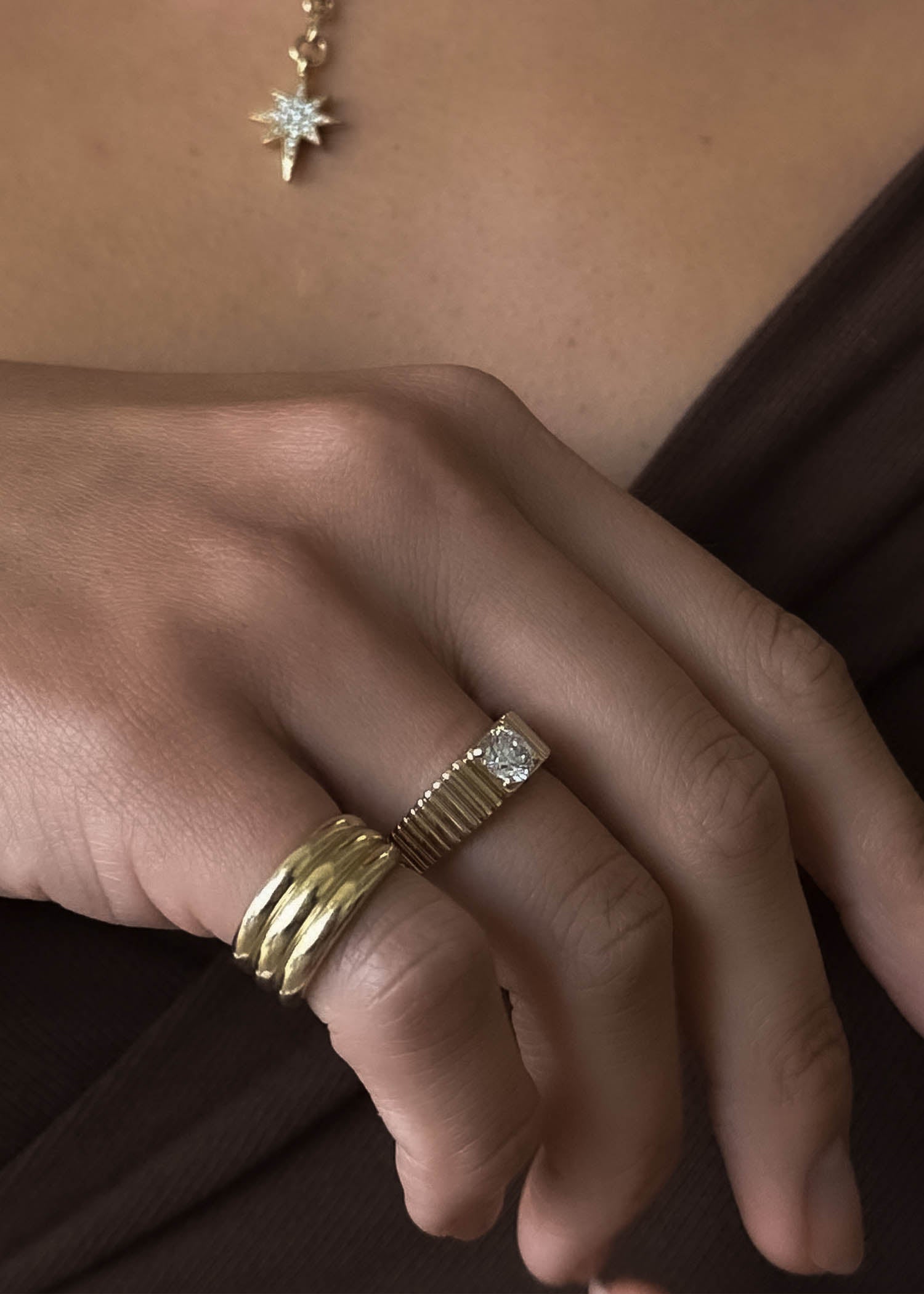 alt="Françoise Stacked Ellipse Ring I"