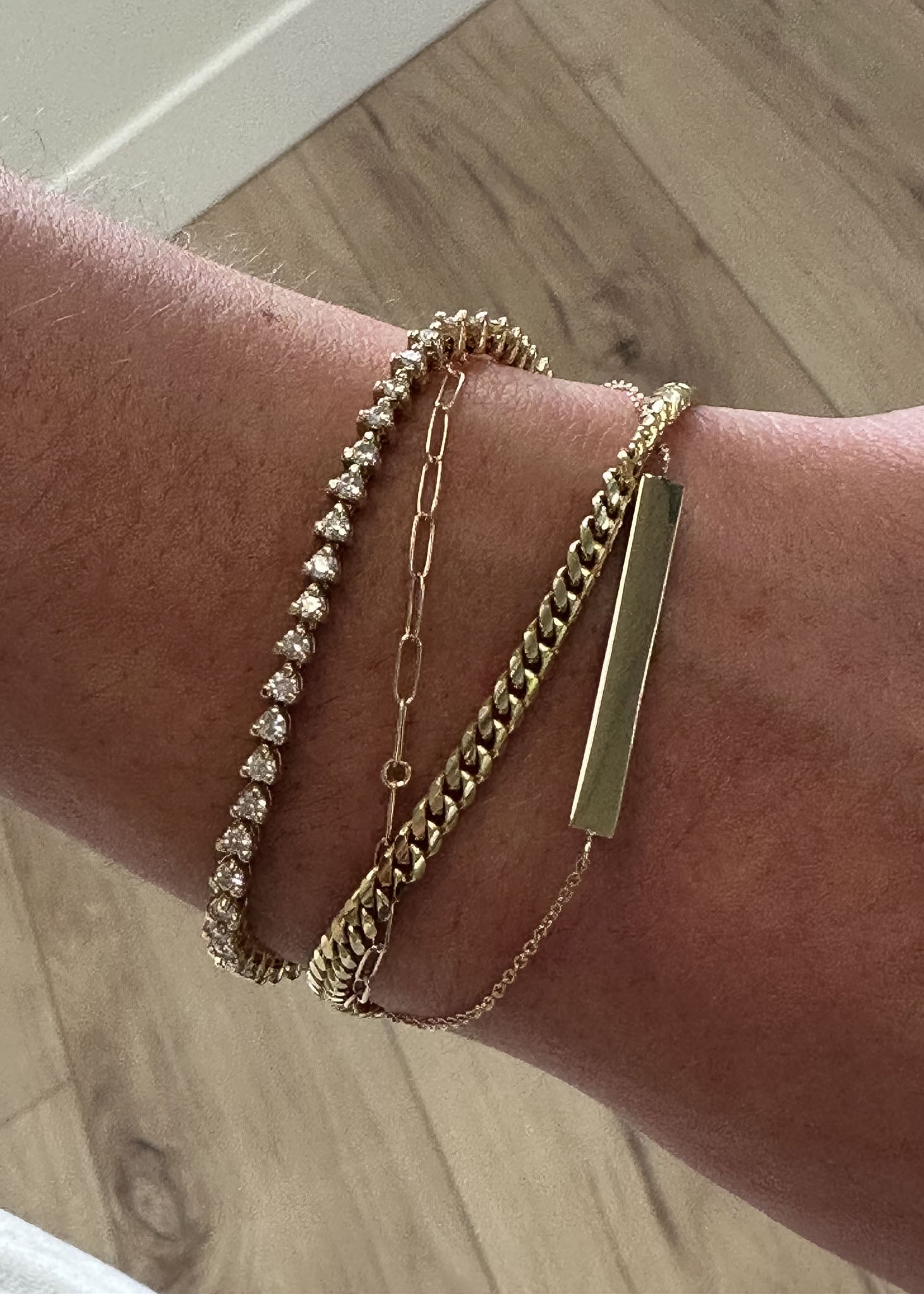 alt="Heritage Gold Bar Bracelet"