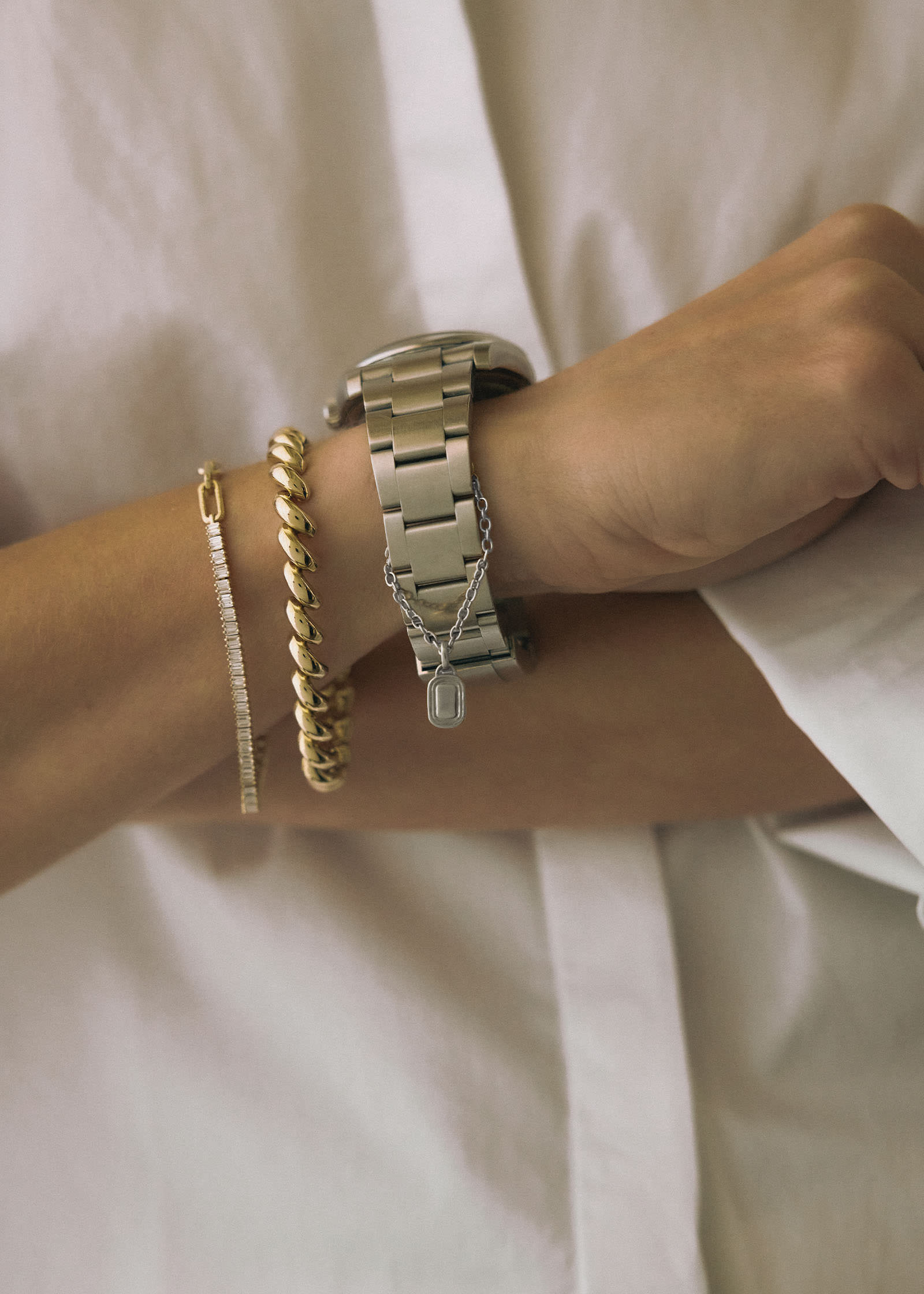 The Estate Watch Charm Silver