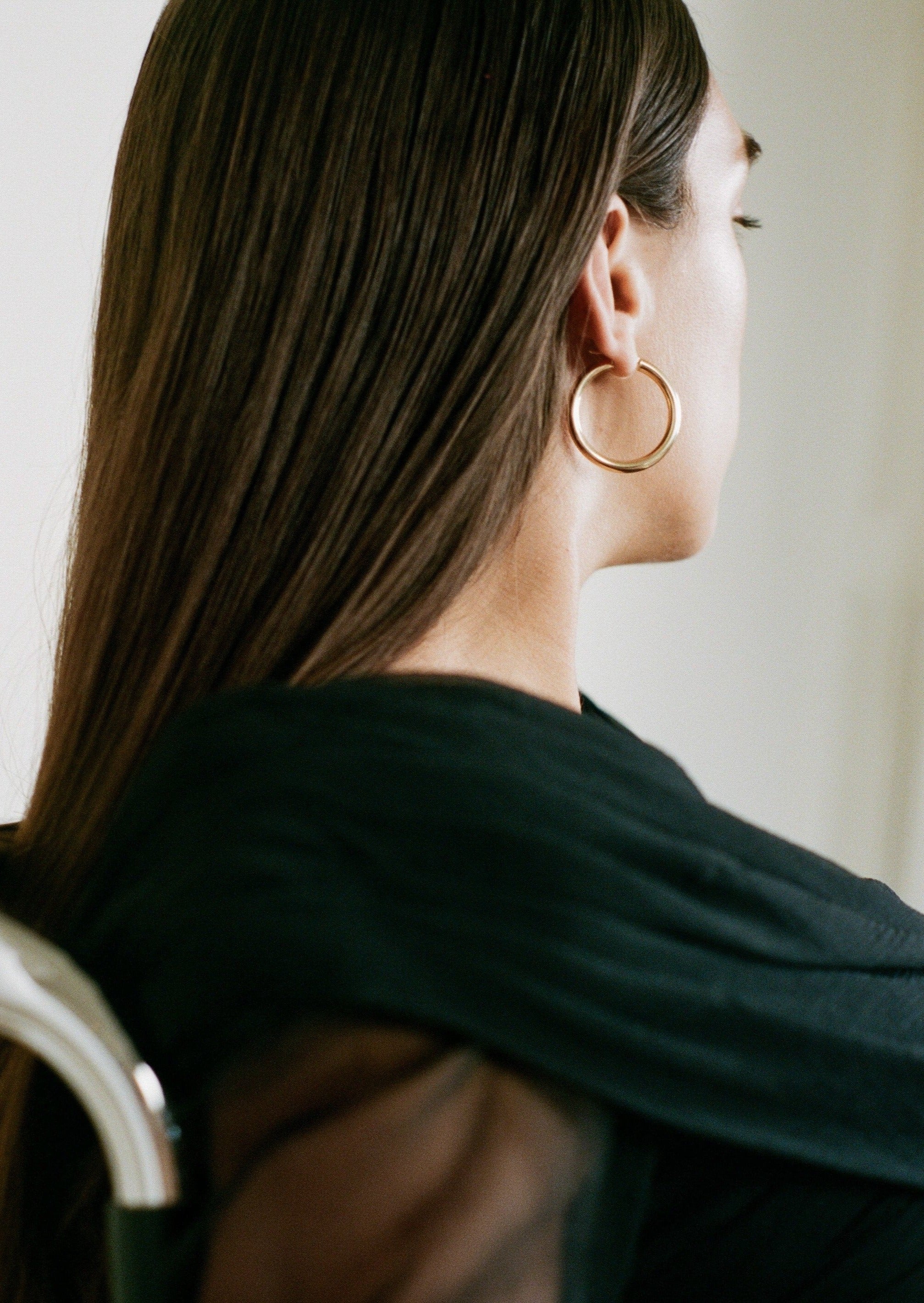 alt="Classic Hoop Earrings - Large"