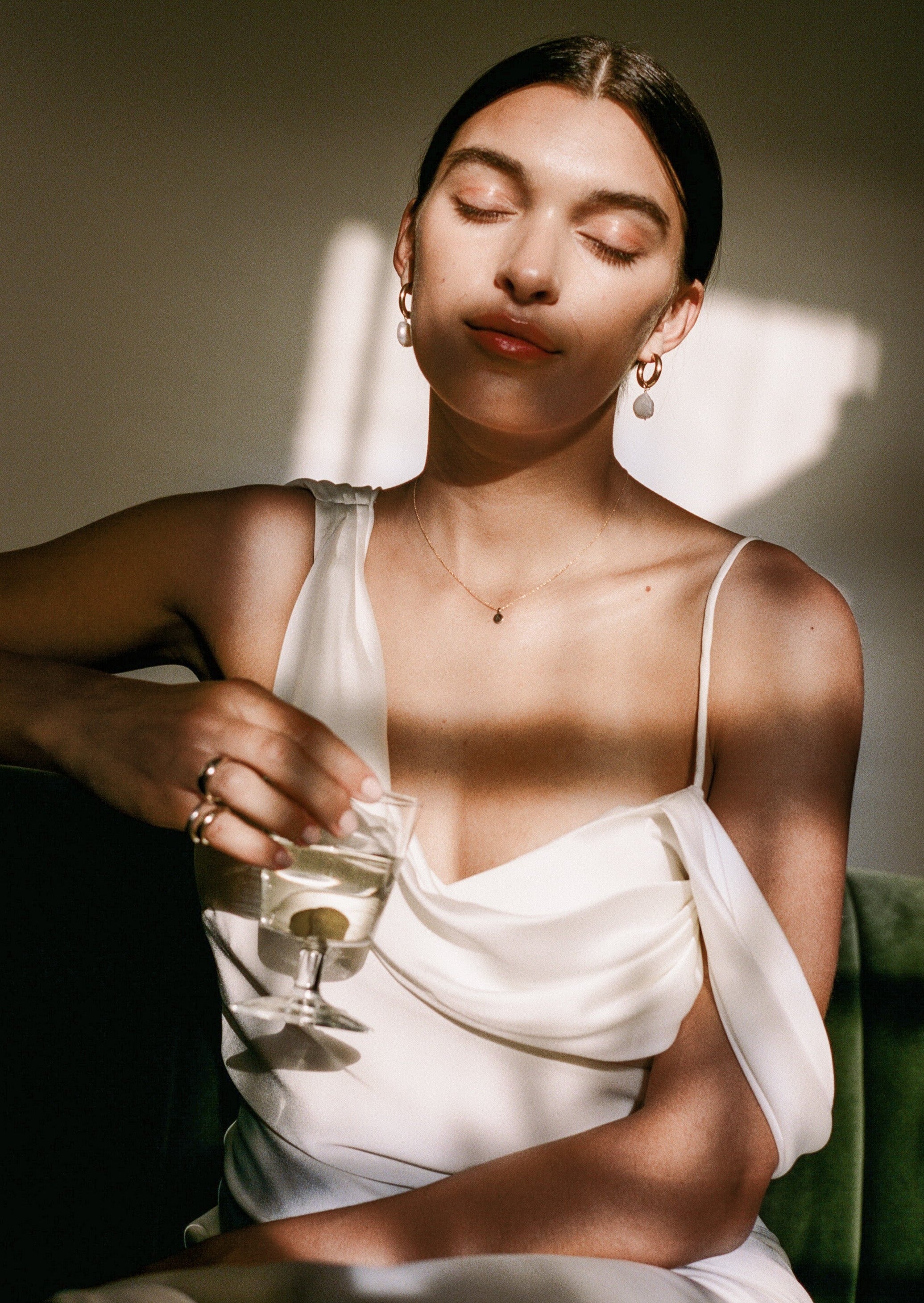 alt="Products Baroque Pearl Hoop Earrings"