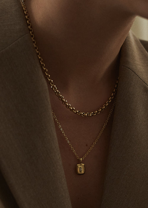 alt="Matis Rolo Link Chain Necklace"