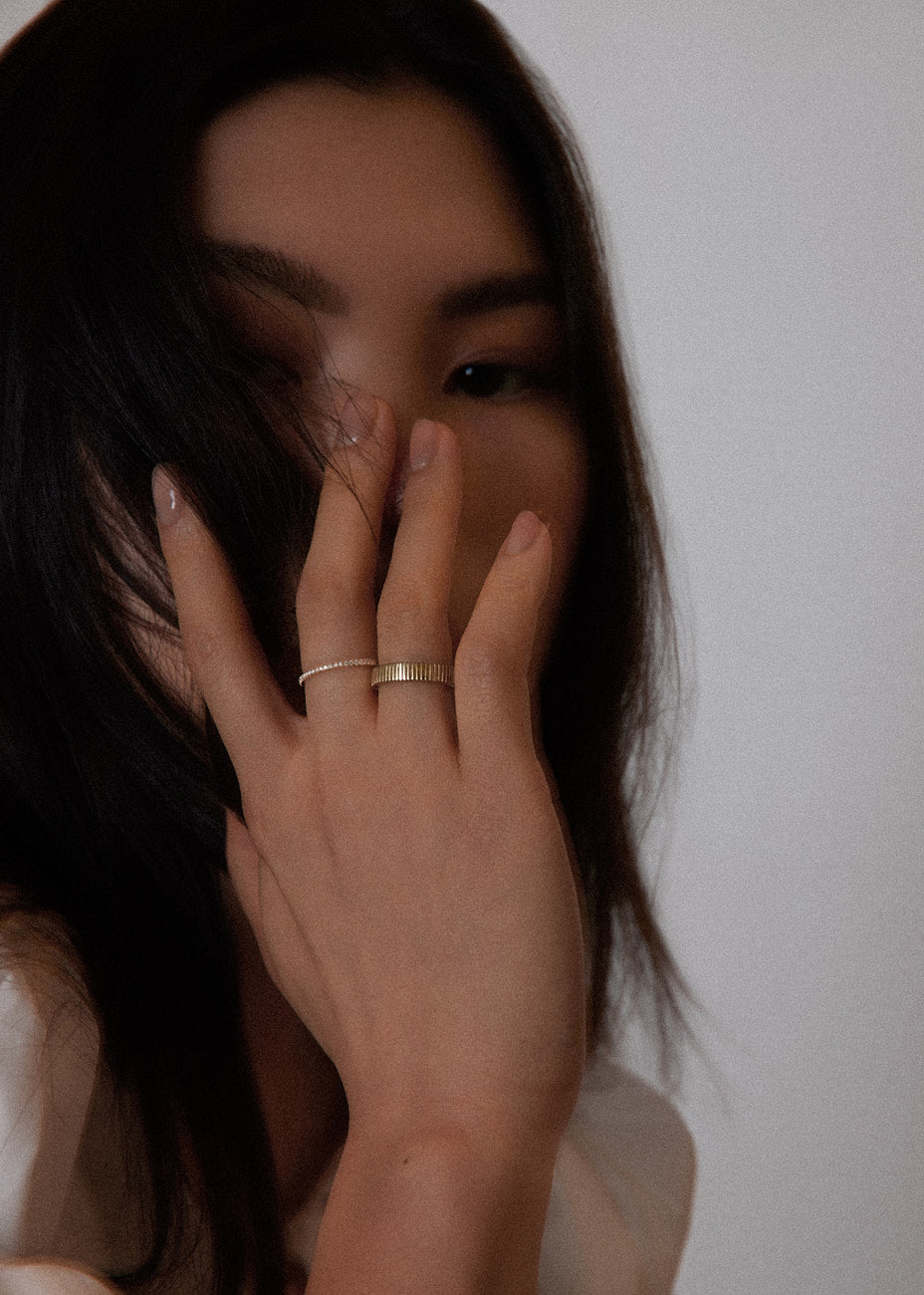 alt="Dahlia Micro Pavé Ring I"
