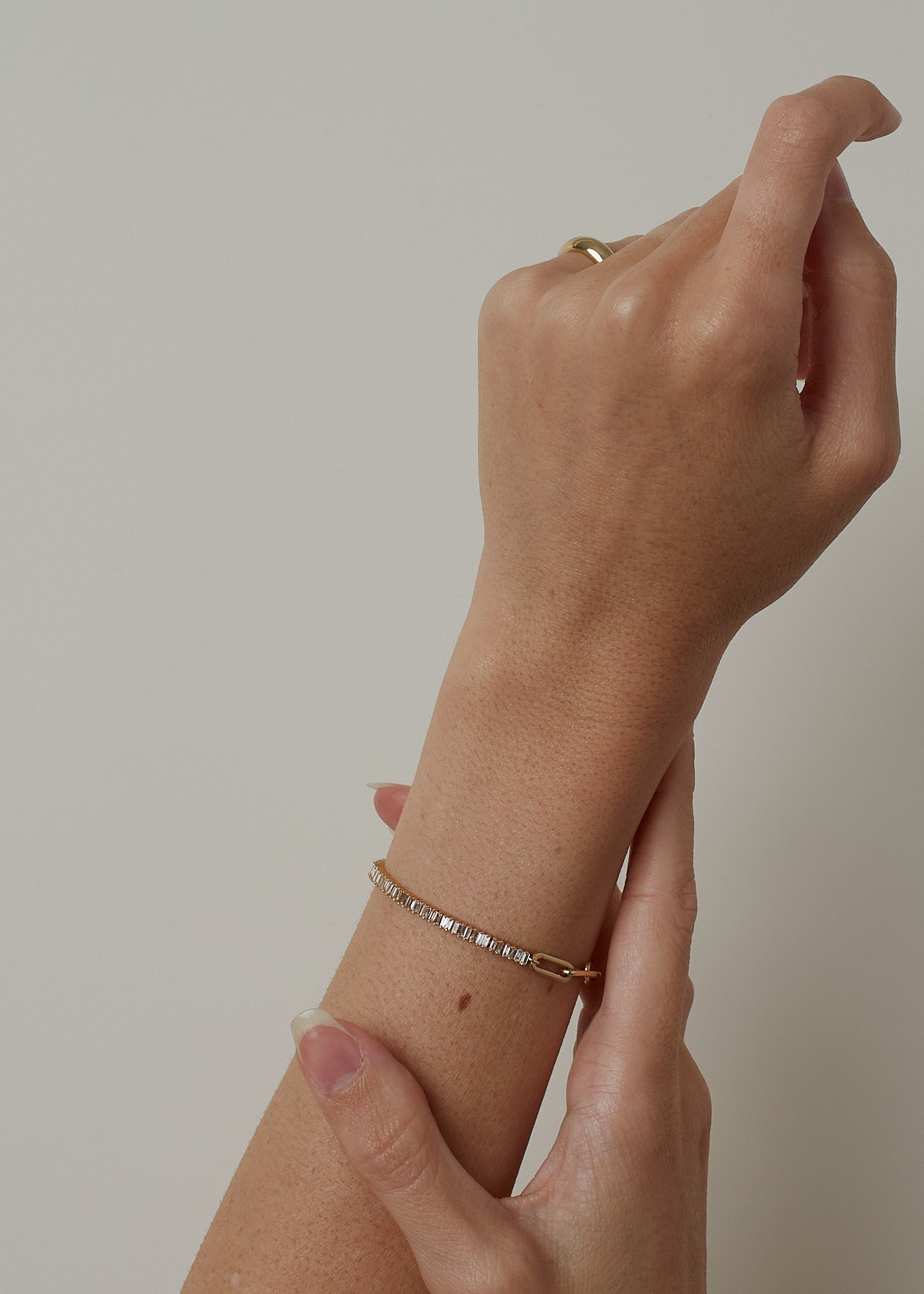 alt="Serena Diamond Tennis Link Bracelet II"
