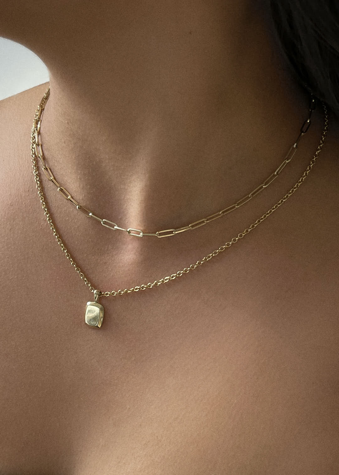 alt="Maeve Cushion Pendant Necklace"