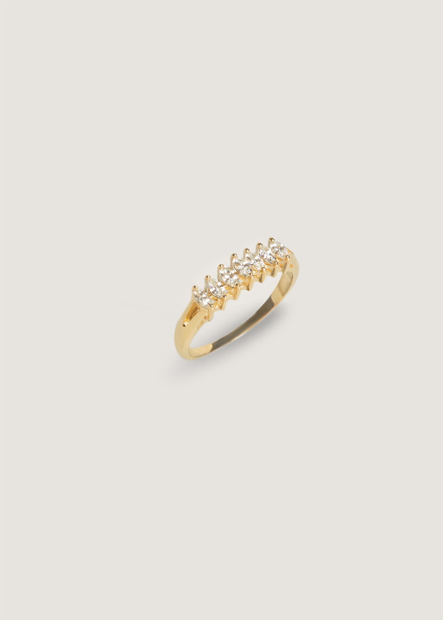 alt="Seven Marquise Ring"